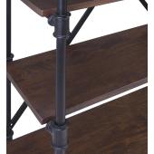 indusztrialis vas ipari konyvszekreny loft design vaslabu design fekete barna vintage polcos szekreny konyvespolc modern butor egyedi steampunk vizcso vaskeretes szekreny.jpg